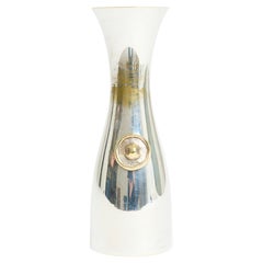 Silvered Vase by Teghini Firenze