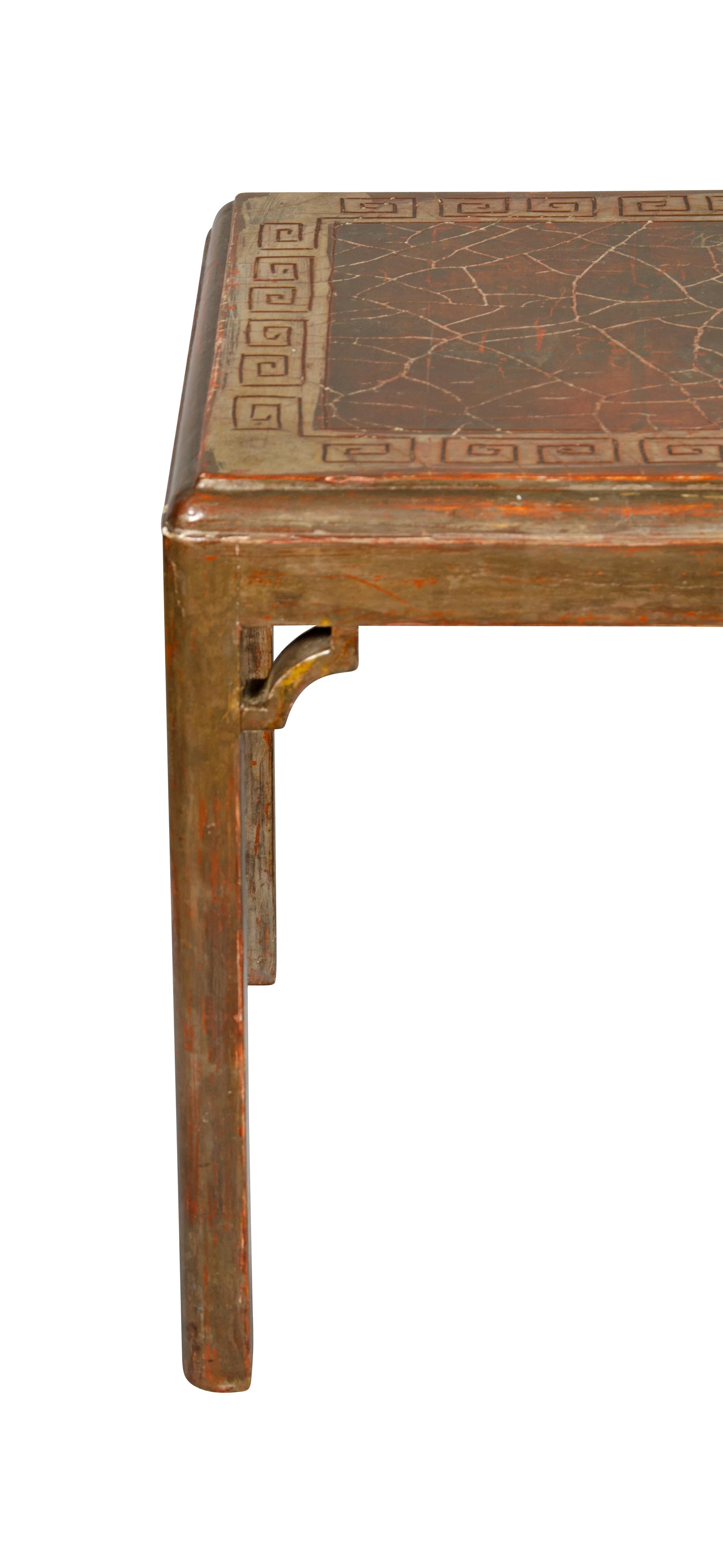 Silvered Wood Table Attributed To Max Kuehne For Sale 6