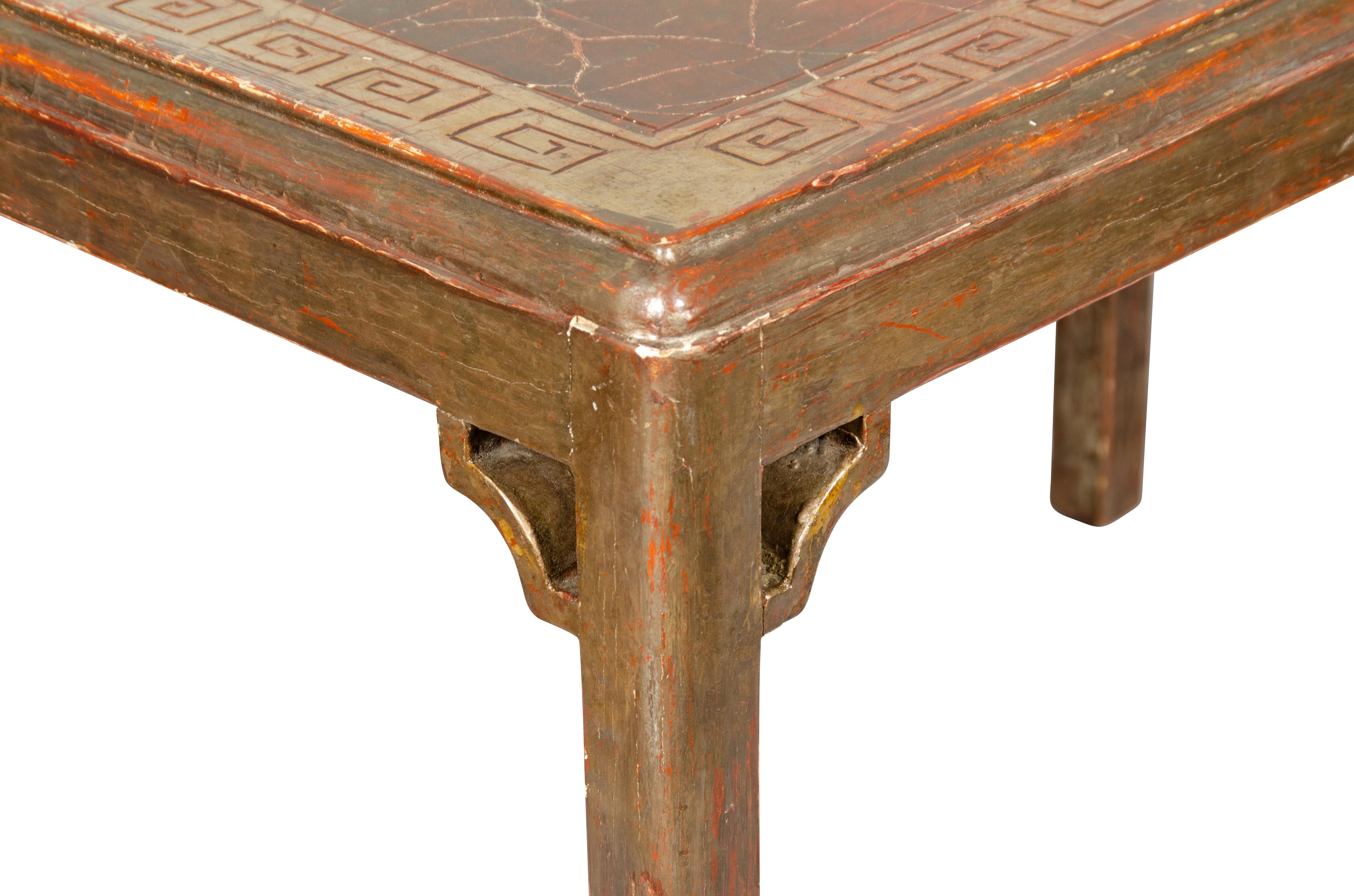 Silvered Wood Table Attributed To Max Kuehne For Sale 12