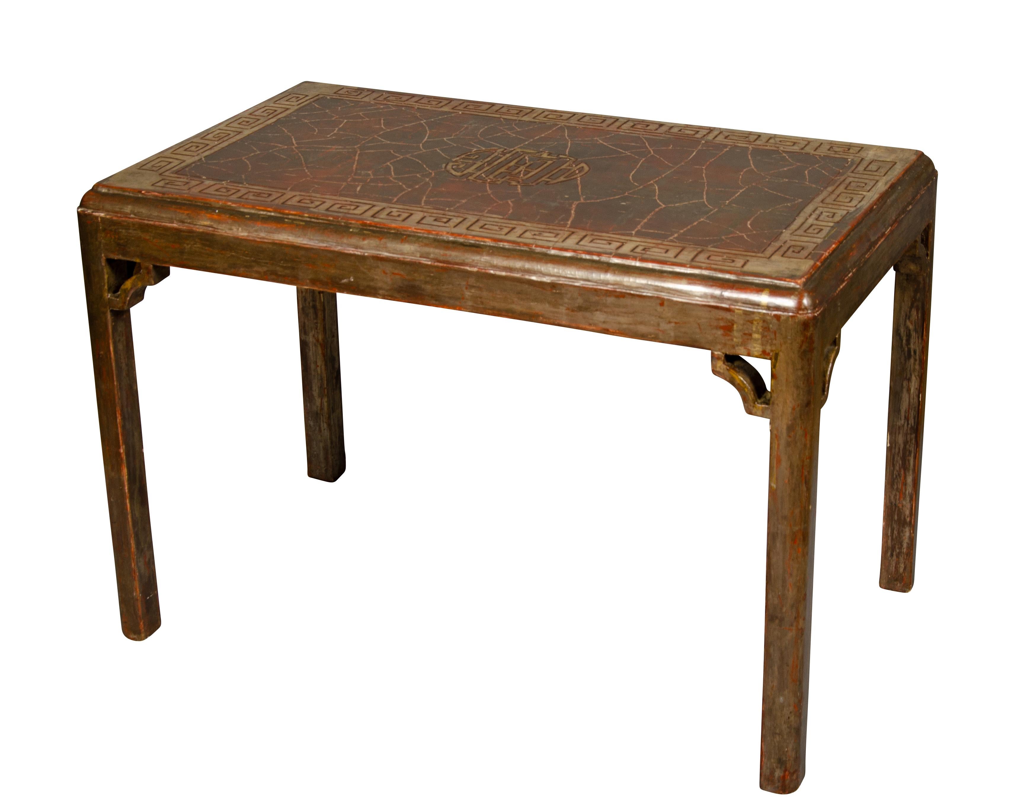 Silvered Wood Table Attributed To Max Kuehne For Sale 4