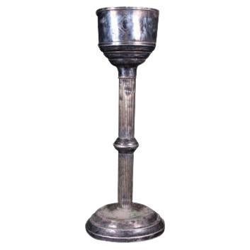 Silverplate Champagne Stand with Carlyle Hotel Logo For Sale
