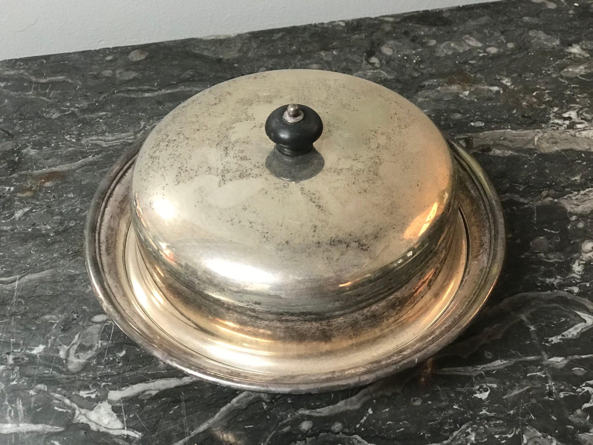 Plated English Antique Silver Dish