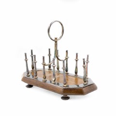 Silverplate Faceted Letterholder