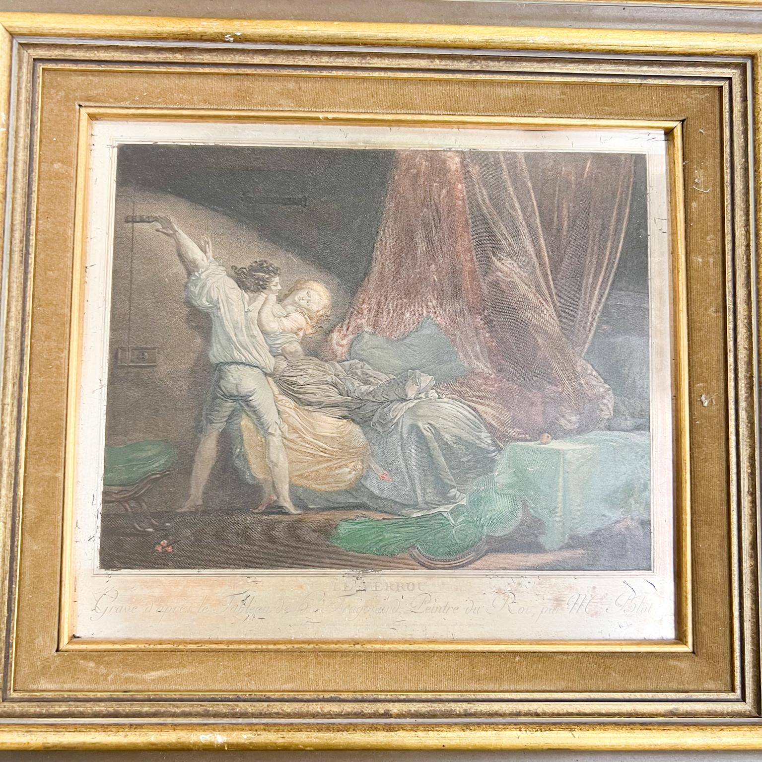 Art français : Le Verrou gravure d'après Jean-Honore Fragonard France en vente 5