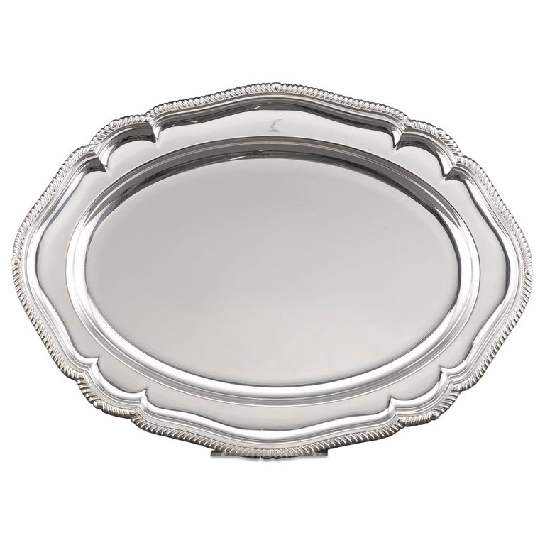 Silver Plate Meat Platter For Sale at 1stDibs
