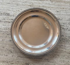 Silverplate platter manner of Jean Despres