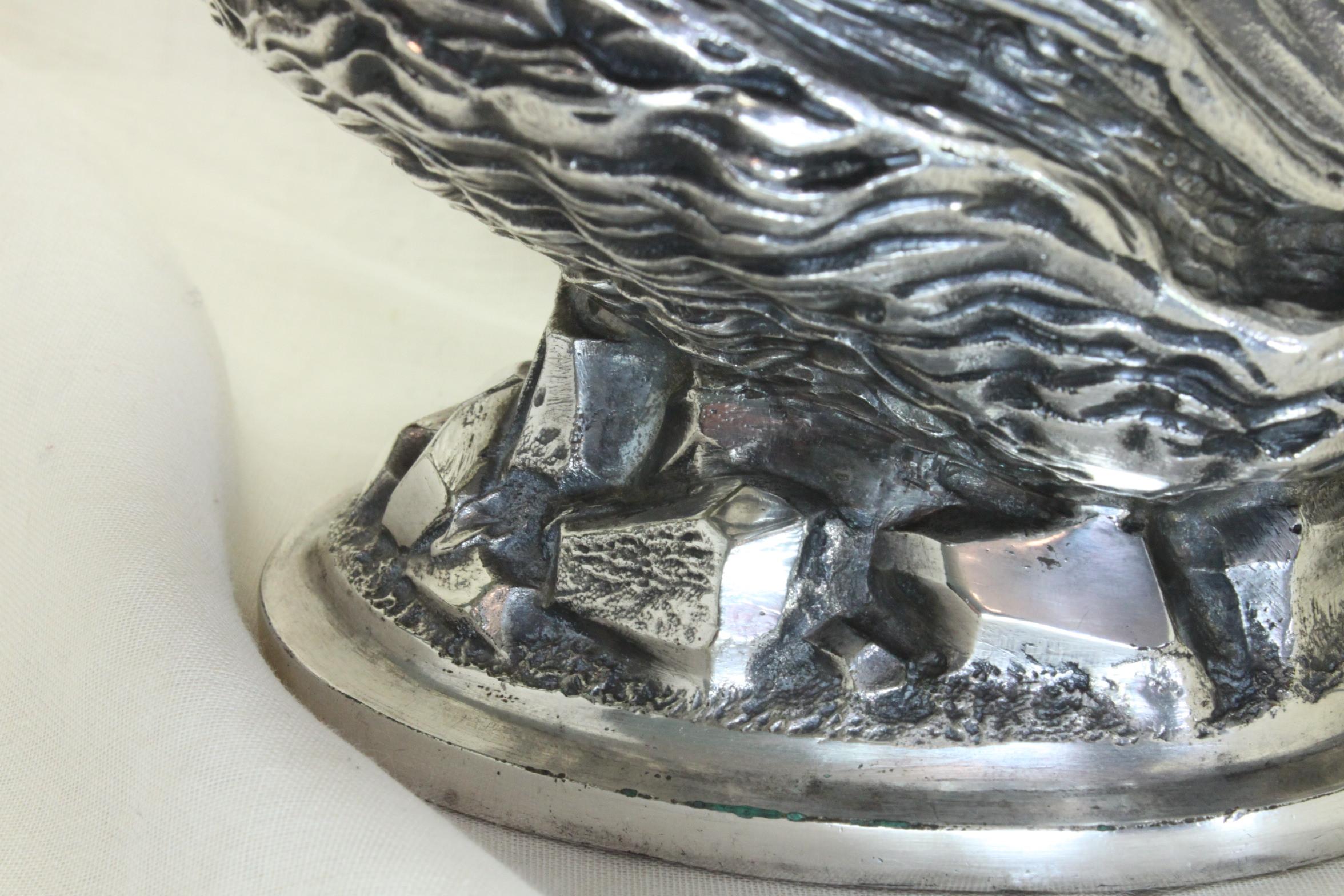 Silverplate Spoon Warmer in the Shape of an Oyster Shell 1