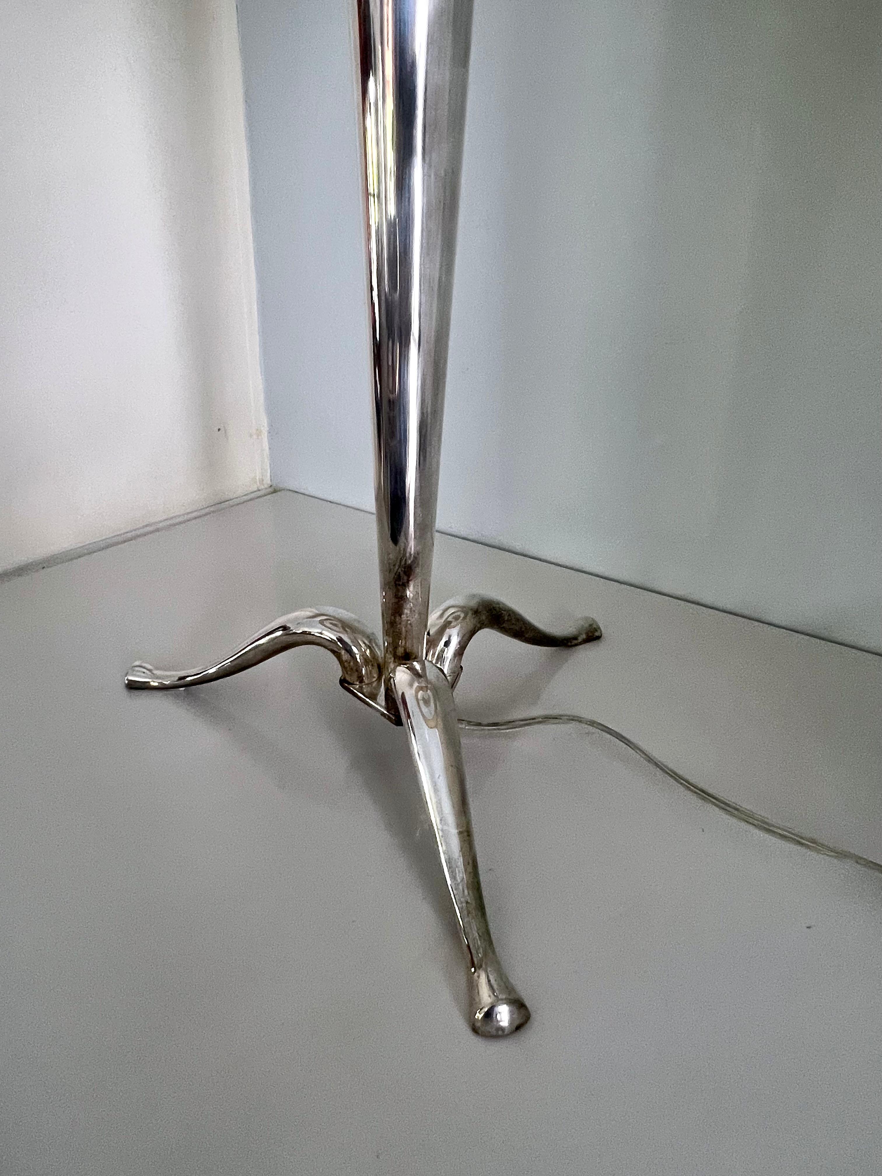 Silverplate Table Lamp For Sale 10