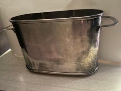 Silverplate Wine/Champagne Ice Cooler/Bucket/Chiller for 1 Lg or 2 Sm Bottles