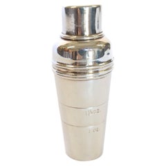 Silverplated cocktail stick holder & Shot measure