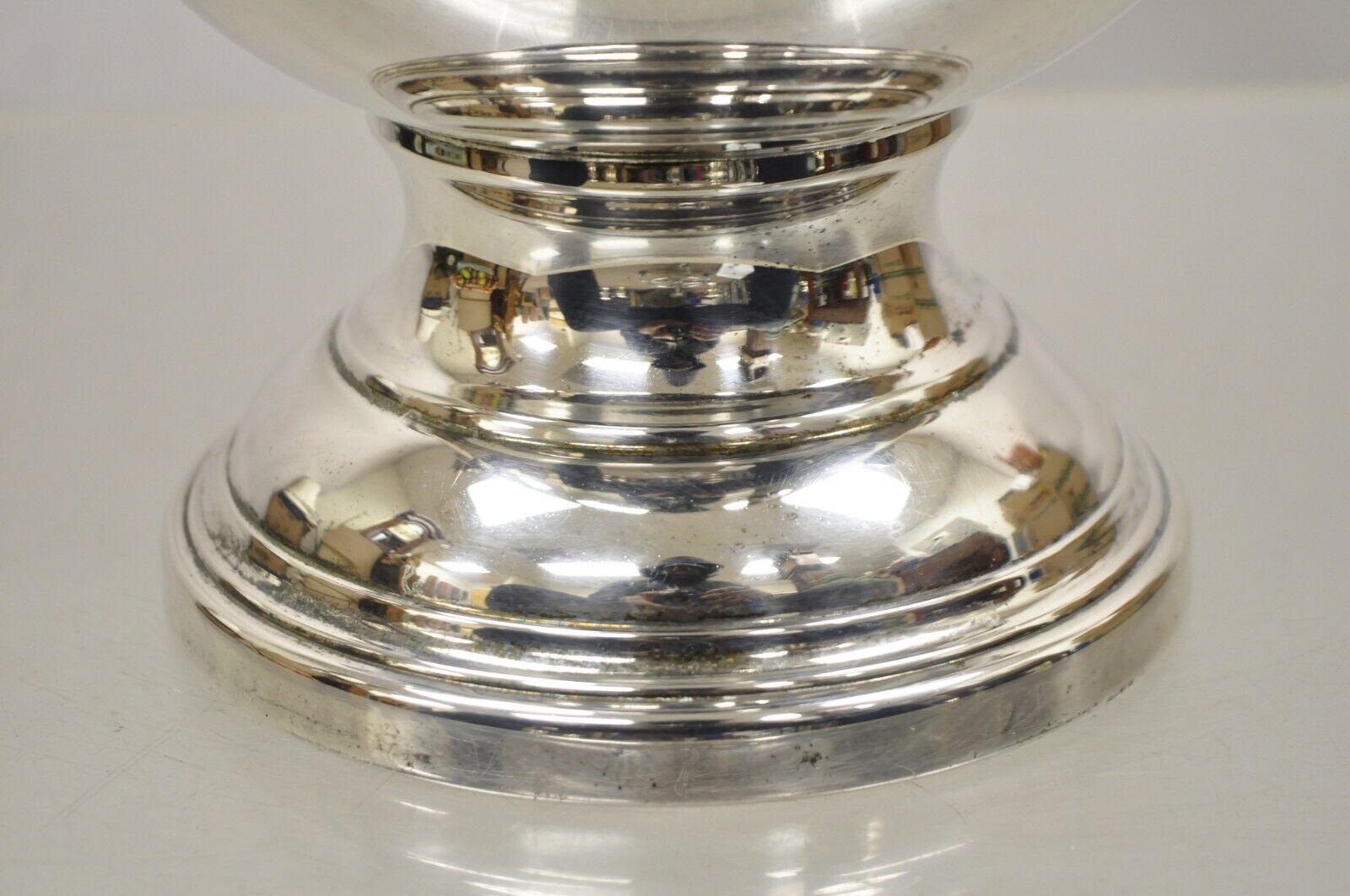 SilverPlated English Regency Twin Handle Trophy Cup Champagne Chiller Ice Bucket 4