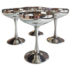 Silverplated Goblets Made in Italy