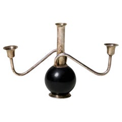 Candelabro escandinavo plateado, Suecia