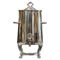Silverplated Urn, Vintage Ritz Carlton Paris, 25 Inches Tall