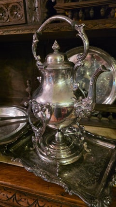 Silverplated Vintage Serving Set: Wm Rogers, Leonard, Sheridan, Manning Bowman