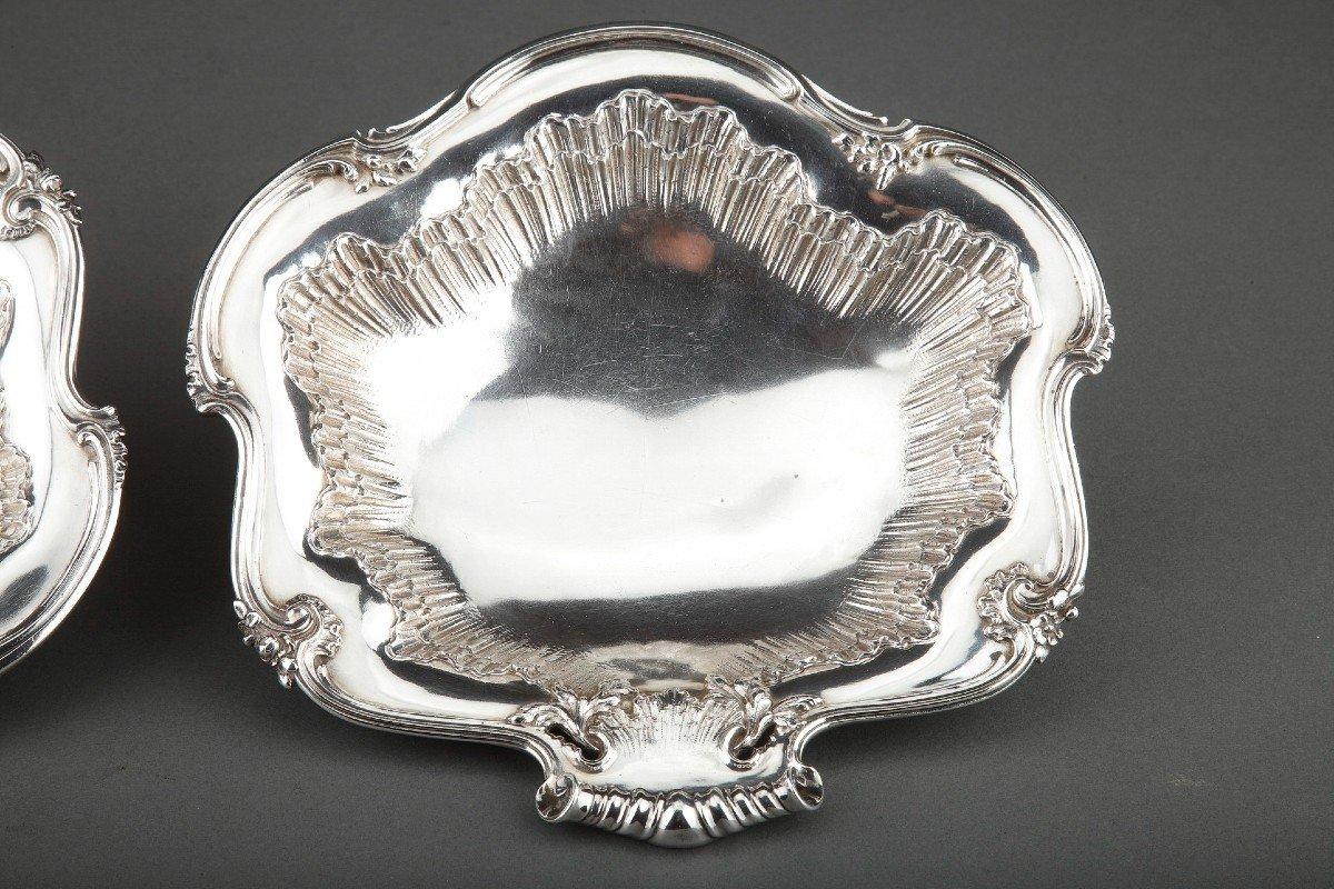 Louis XVI Silversmith Bointaburet - Pair Of Solid Silver Displays From The Late 19th For Sale