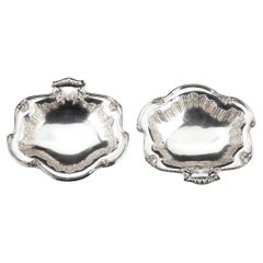Silberschmiede Bointaburet – Paar massive Silberständer aus massivem Silber aus dem späten 19. Jahrhundert