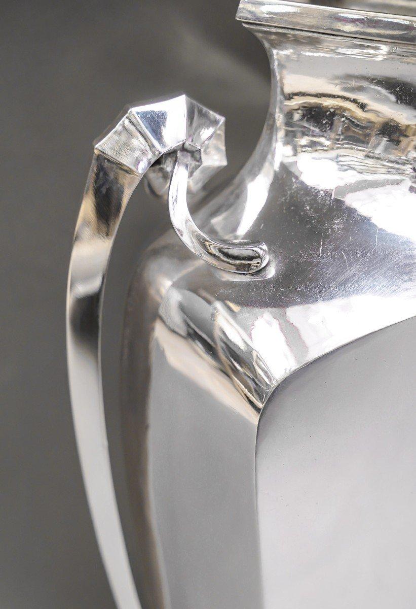 20th Century Silversmith Boulenger - Art Deco Solid Silver Vase Circa 1925/1930 For Sale