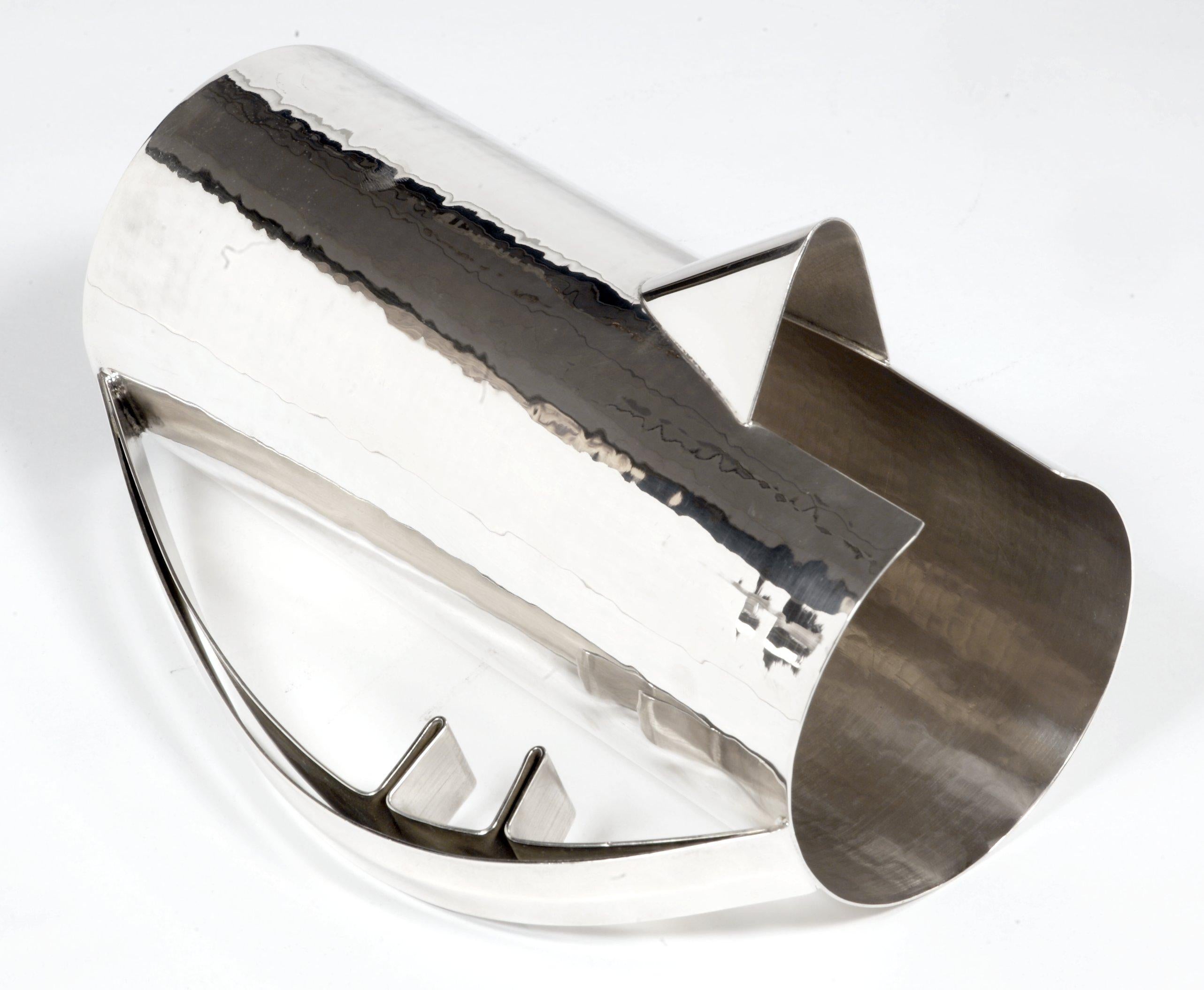 Silberschmied: Carlo Scarpa - Krug in Sterling Silber Norditalien Twentieth im Angebot 4