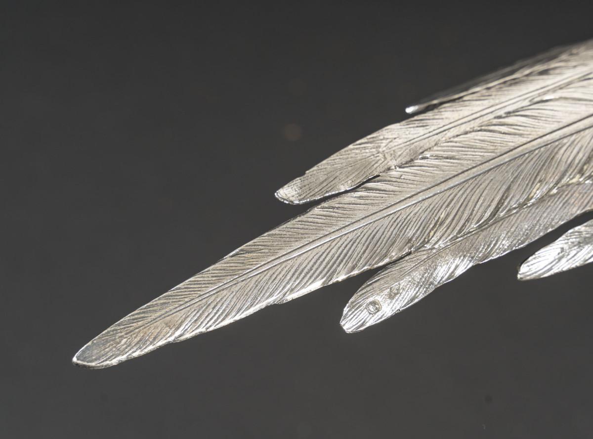 Silversmith ESCHWEGE – Pair of Solid Silver Pheasants, 20th Century 10
