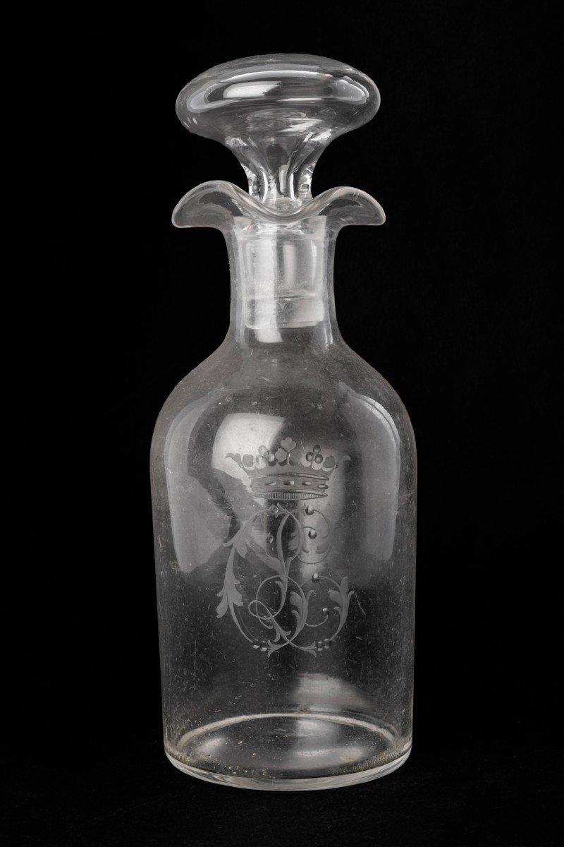 Silversmith Odiot - Cruet / Vinegar In Solid Silver/Crystal Late 19th Century For Sale 1
