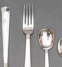 Silversmith R. Linzeler & Peters - silver cutlery set 125 pieces circa 1930