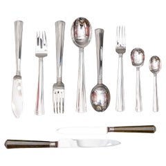 Silversmith R. Linzeler & Peters - silver cutlery set 125 pieces circa 1930