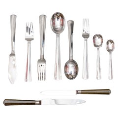 Argentiere R. Linzeller & Peters - set di posate in argento 125 pezzi circa 1930
