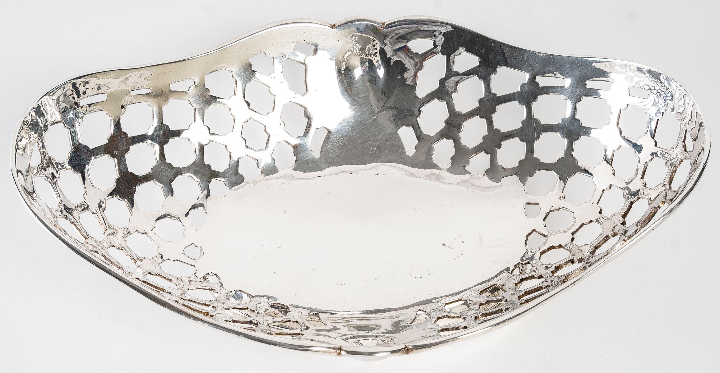 Silversmith Souche Lapparra - Solid Silver Basket Circa 20th Century For Sale 13