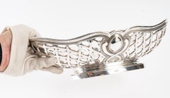 Silversmith Souche Lapparra - Solid Silver Basket Circa 20th Century