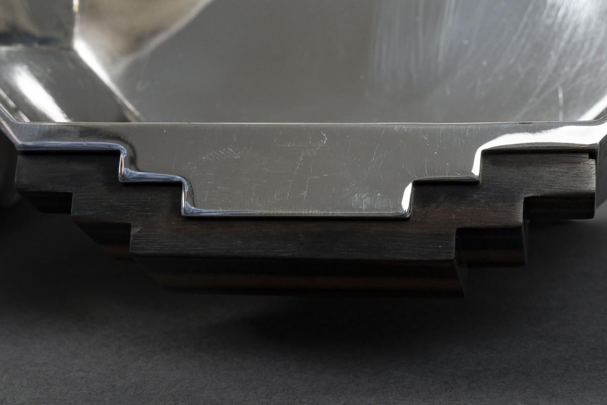 SILVERSMITH TETARD – STERLING SILVER PLANTER, Art Deco period, 1930 For Sale 1