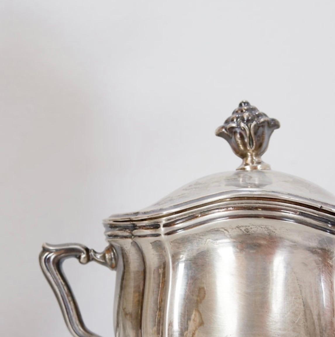 Set da tè e caffè a cinque pezzi Silverware in vendita 9