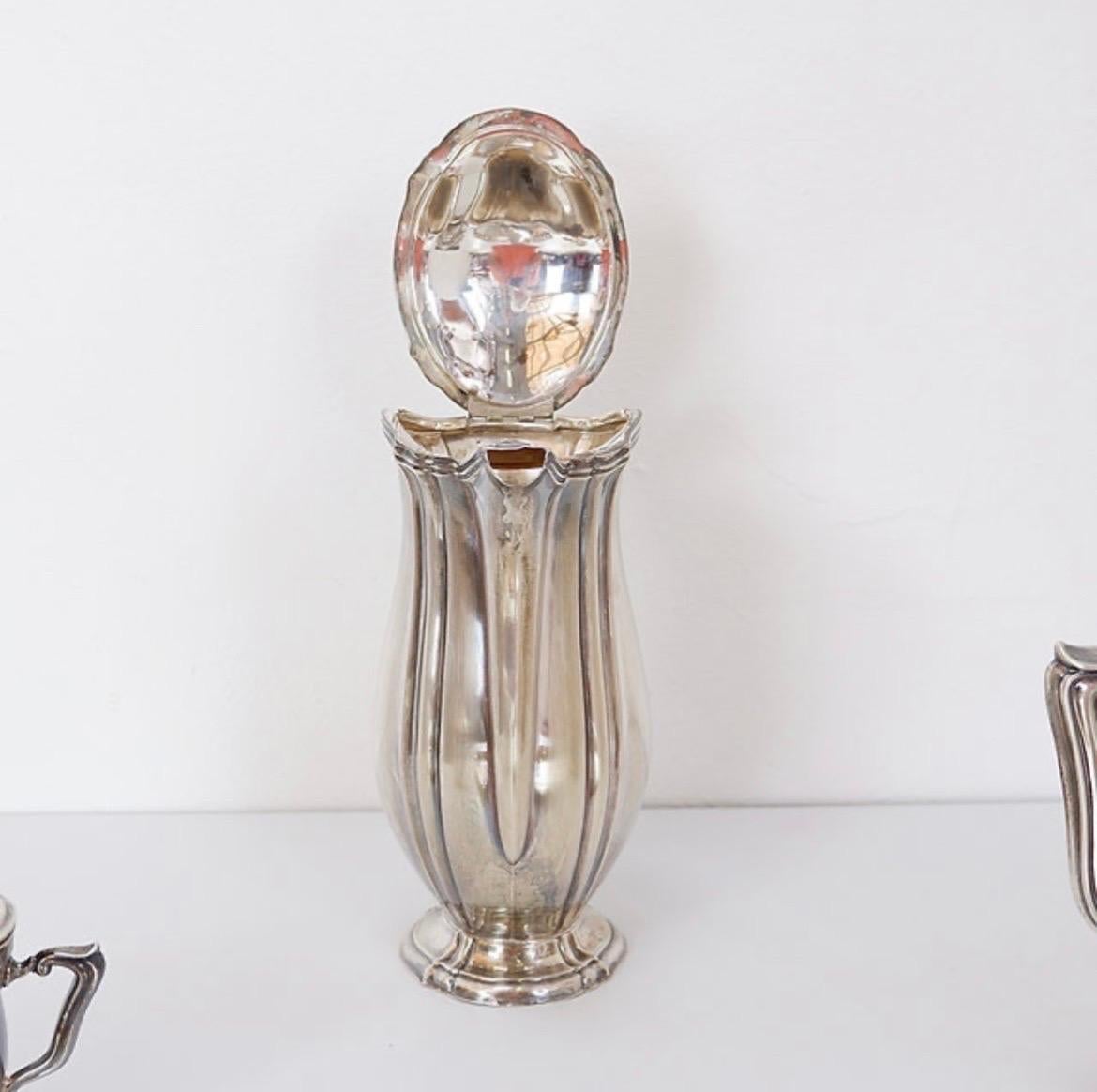 Set da tè e caffè a cinque pezzi Silverware in vendita 10