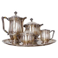 Vintage Silverware Five-Piece Tea and Coffee Set