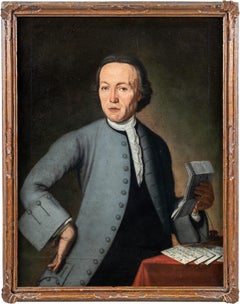 Silvestro Noselli (Friulian painter) - 18th century painting - Nobleman Portrait