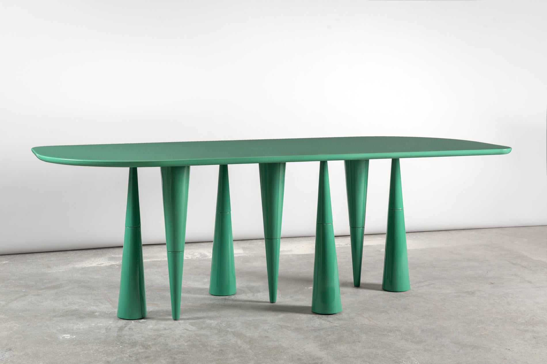 Silvette Limited Edition Dining Table by Moure Studio For Sale 11