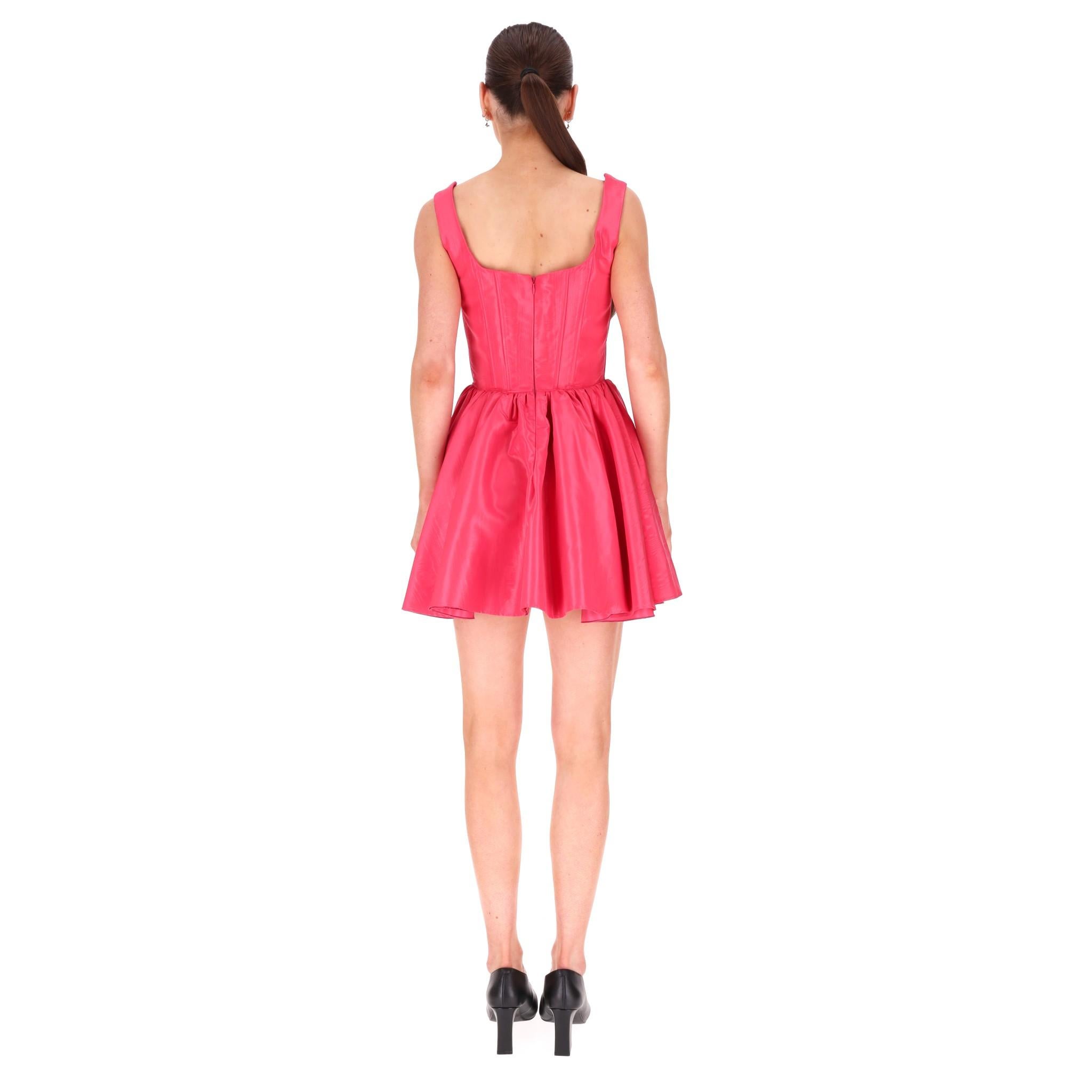 Silvia Astore Puffy Skirt Sleeveless Dress In Excellent Condition For Sale In London, GB