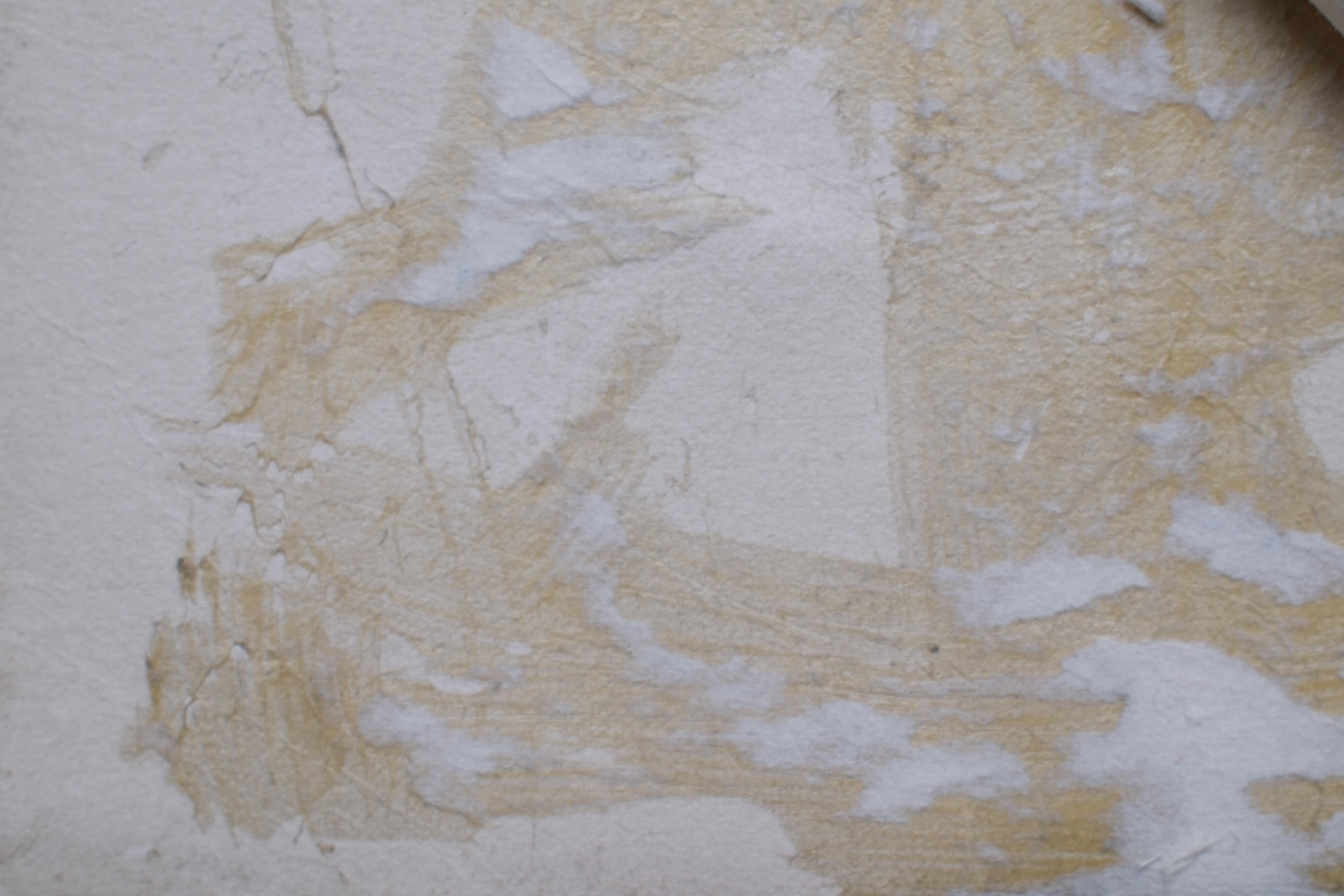 Minimalist White Paper Work, 2024 - 'COLOR FUGAÇE III' For Sale 8