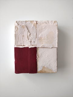 Gealtertes und regenbogenes Papier-Komposition, 2024 – „Splendor Vermiglio V.“