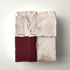 Gealtertes und regenbogenes Papier-Komposition, 2024 – „Splendor Vermiglio V.“