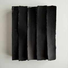 ABSTRACT Black Painting Texture Italian Artist Silvia De Marchi 2024