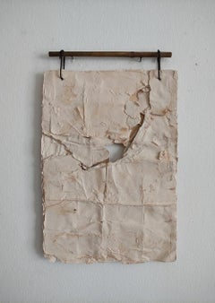 ABSTRACT Terre Bambou Peinture Texture Artiste italienne Silvia De Marchi Minimal