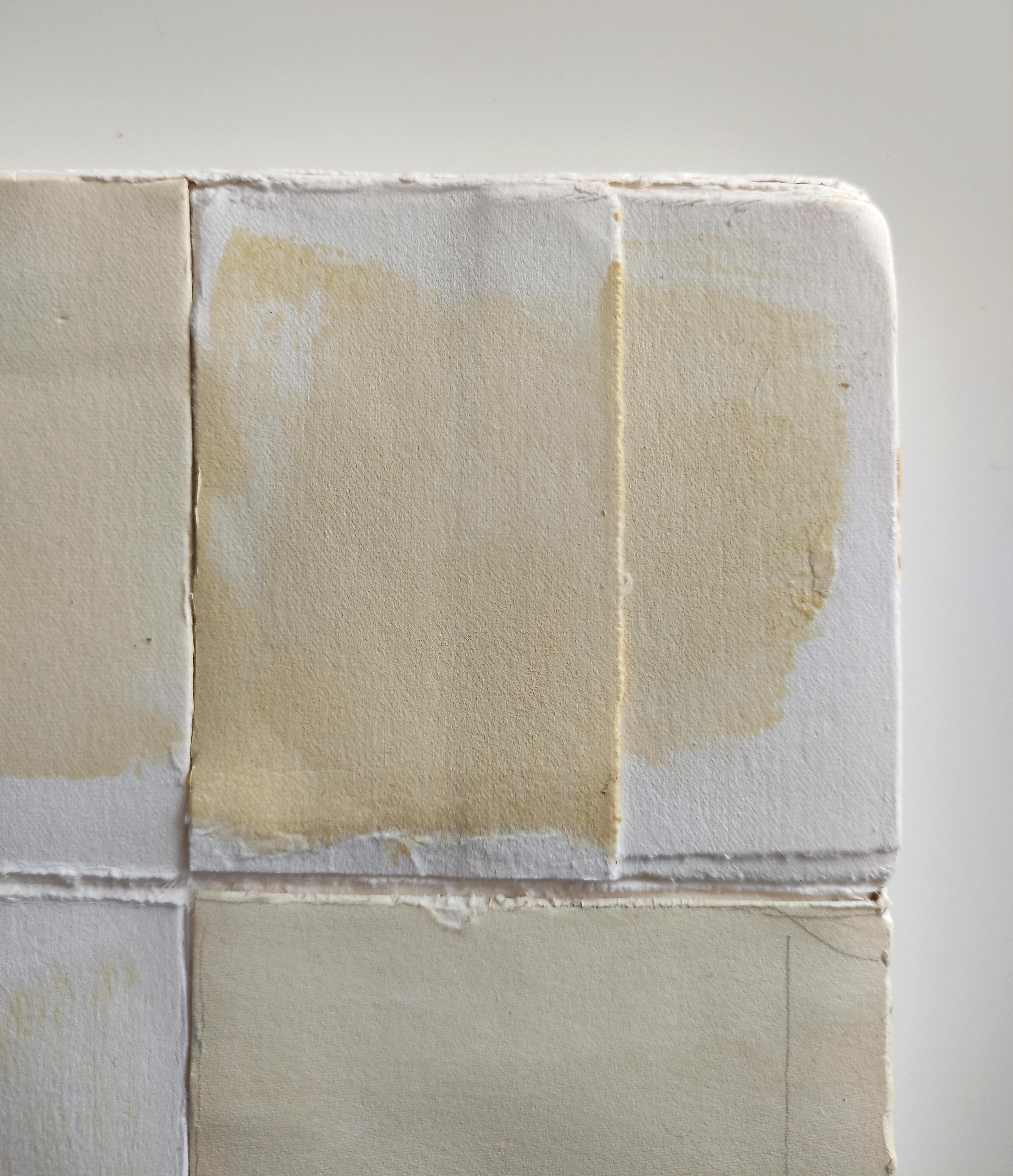 ABSTRACT Weißes Farbgemälde Textur der italienischen Künstlerin Silvia De Marchi 2024 im Angebot 2