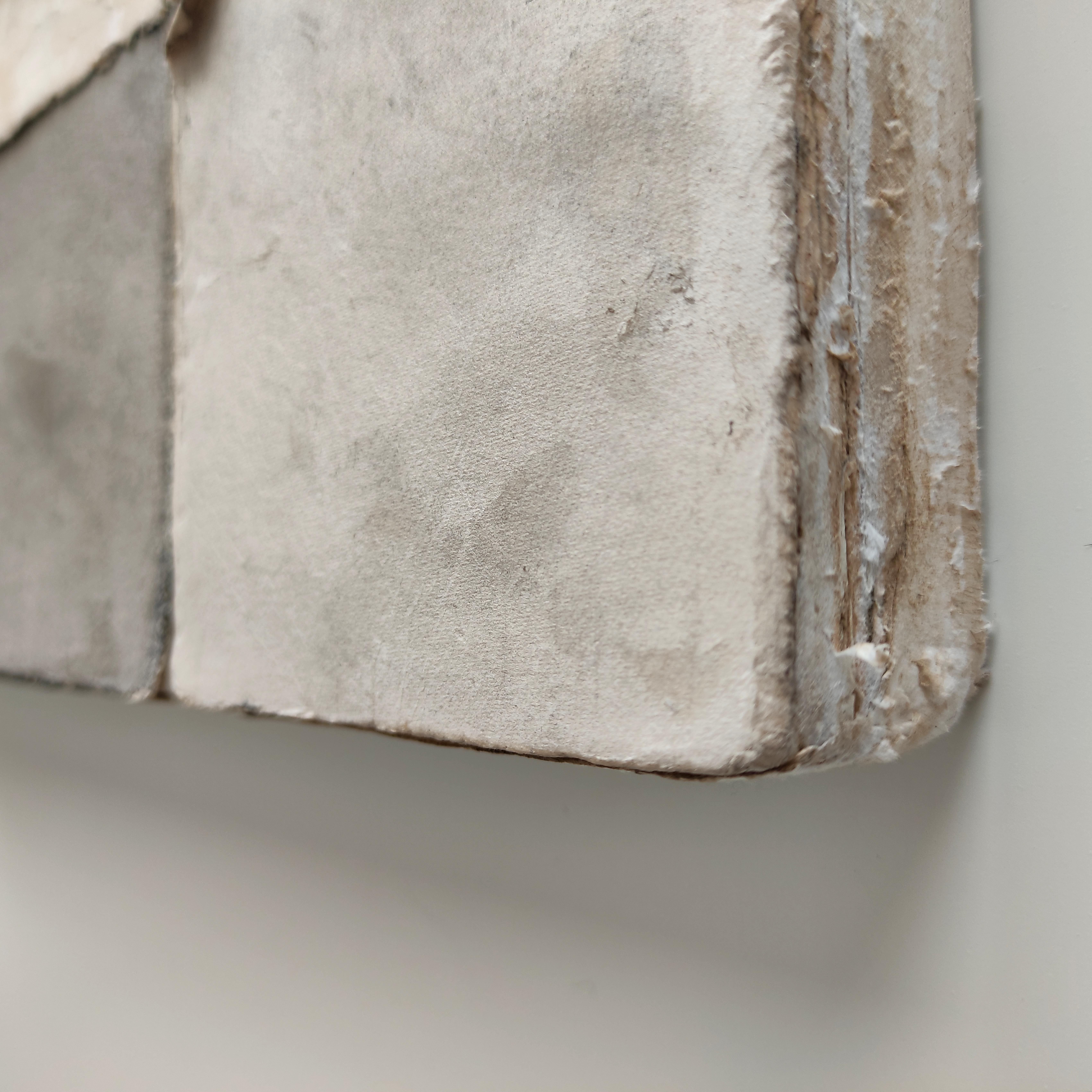 ABSTRACT Weißes Kreuzblumengemälde Textur der italienischen Künstlerin Silvia De Marchi 2023 im Angebot 2