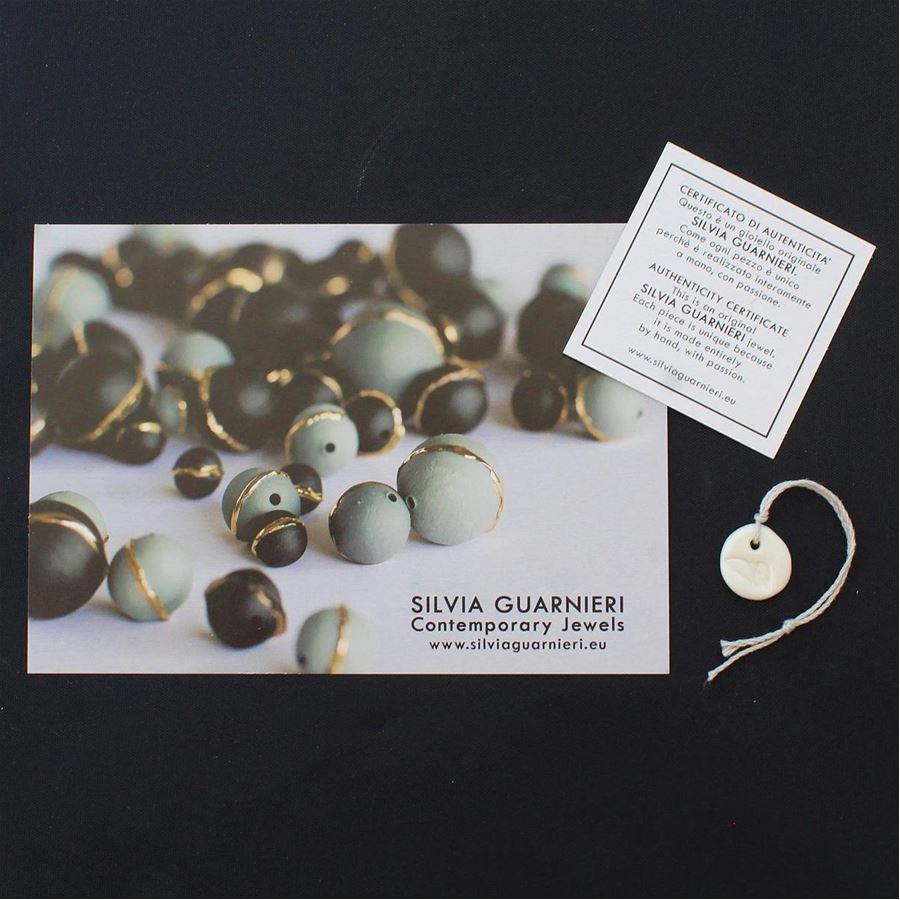Silvia Guarnieri Black Porcelain Berries Necklace 1