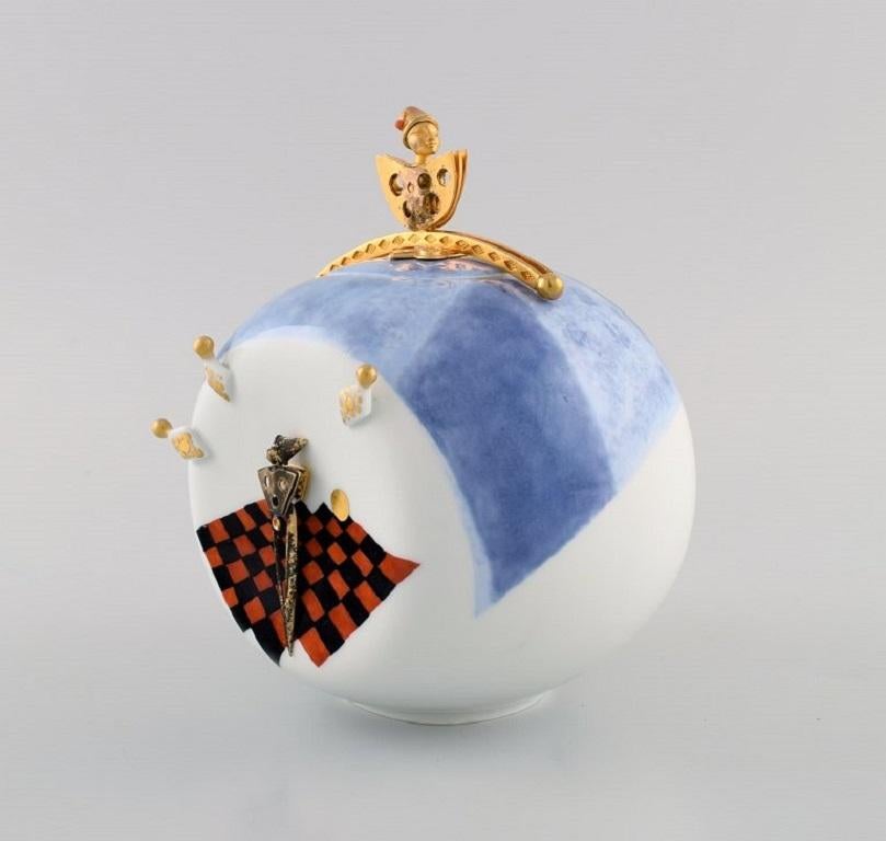 Late 20th Century Silvia Klöde and Alfred Weber for Meissen, Surrealistic Vase For Sale