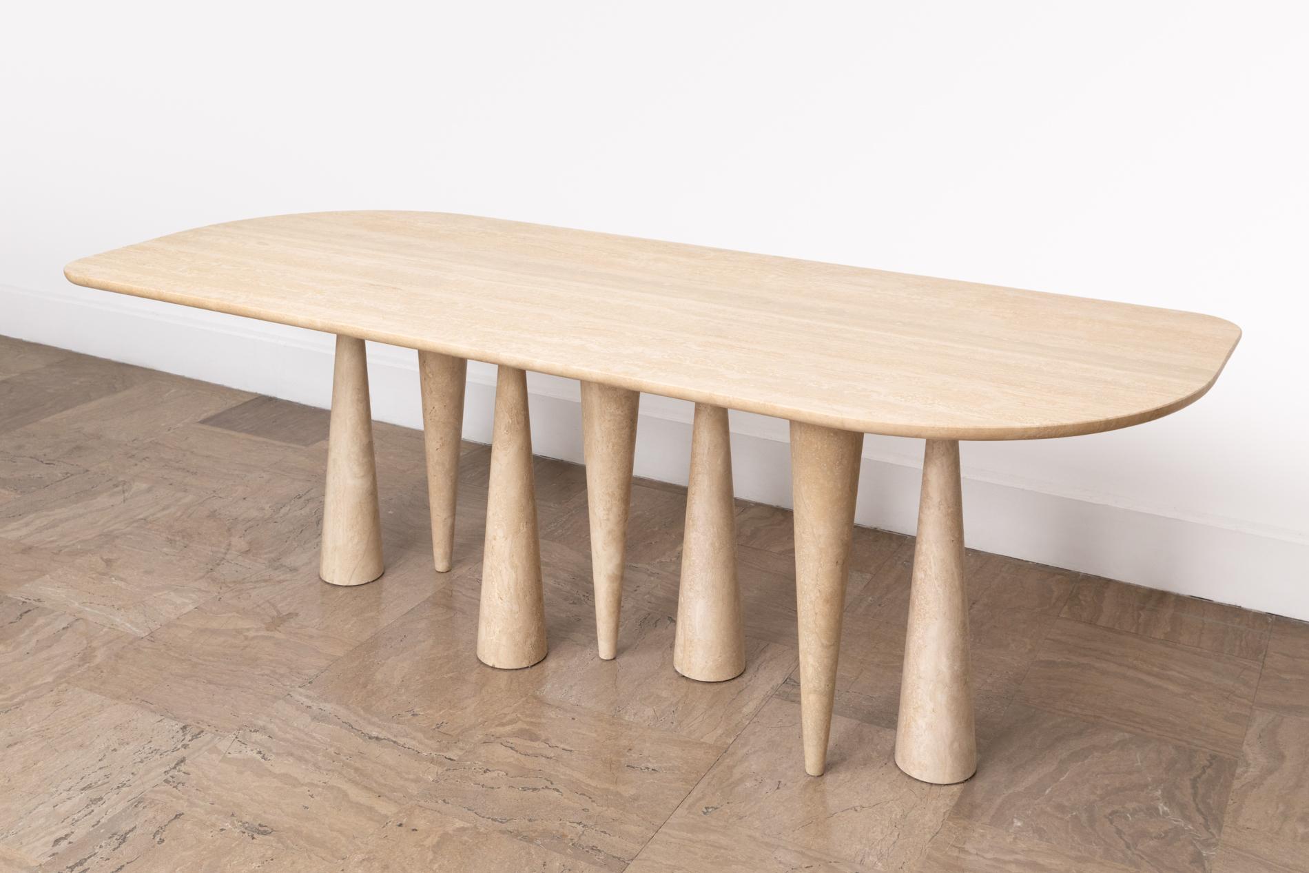 Silvia Large Dining Table by Moure Studio For Sale 4