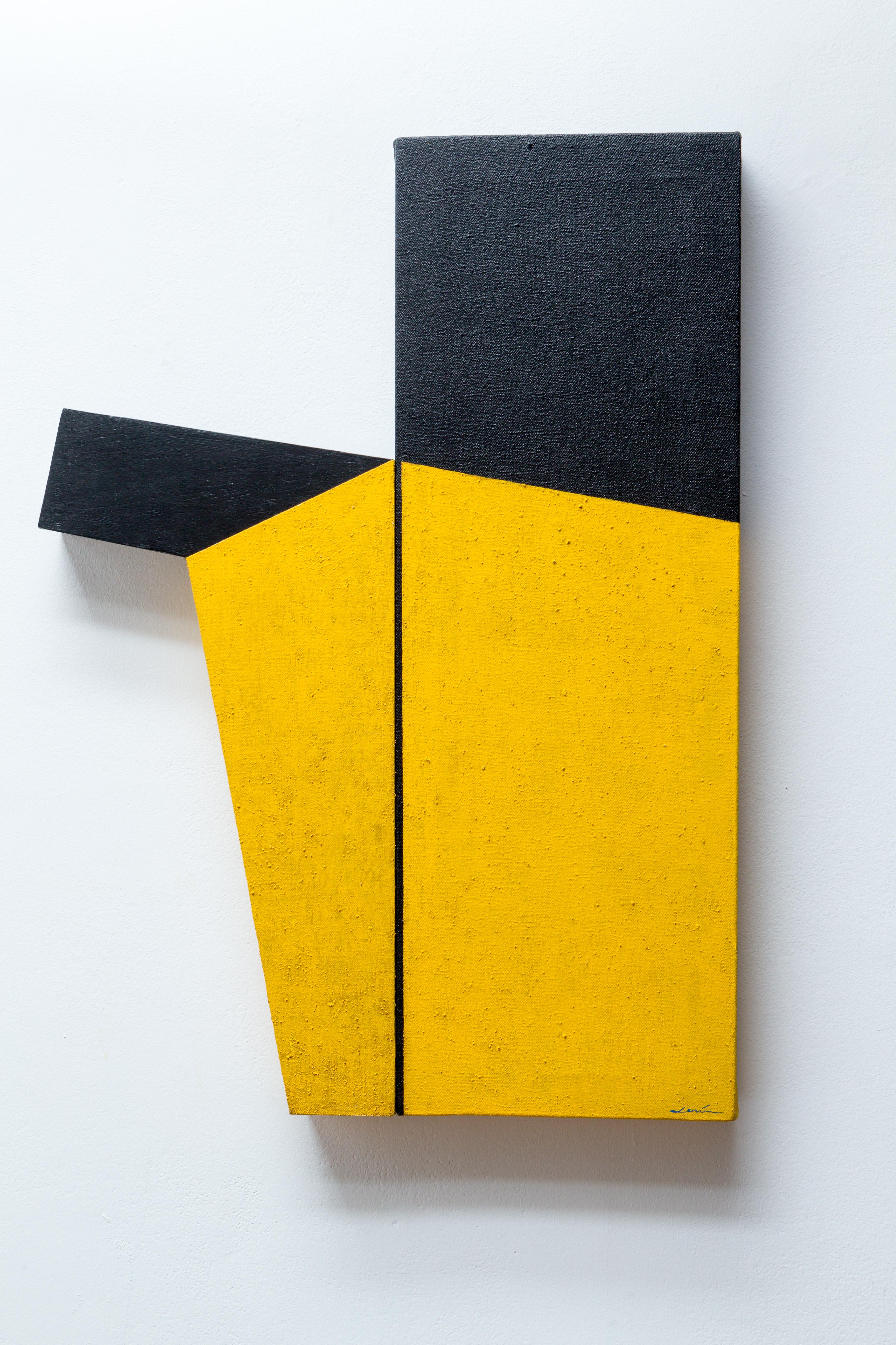 Detour (Series Irregulars II), 2012, Mixed media on canvas on wood, 21 7/10 × 15 3/5 in; 55 × 39.5 cm by Silvia Lerin

These constructed paintings (sold separately) in Red, Magenta, Grey and Yellow, are from a series that considers the interplay
