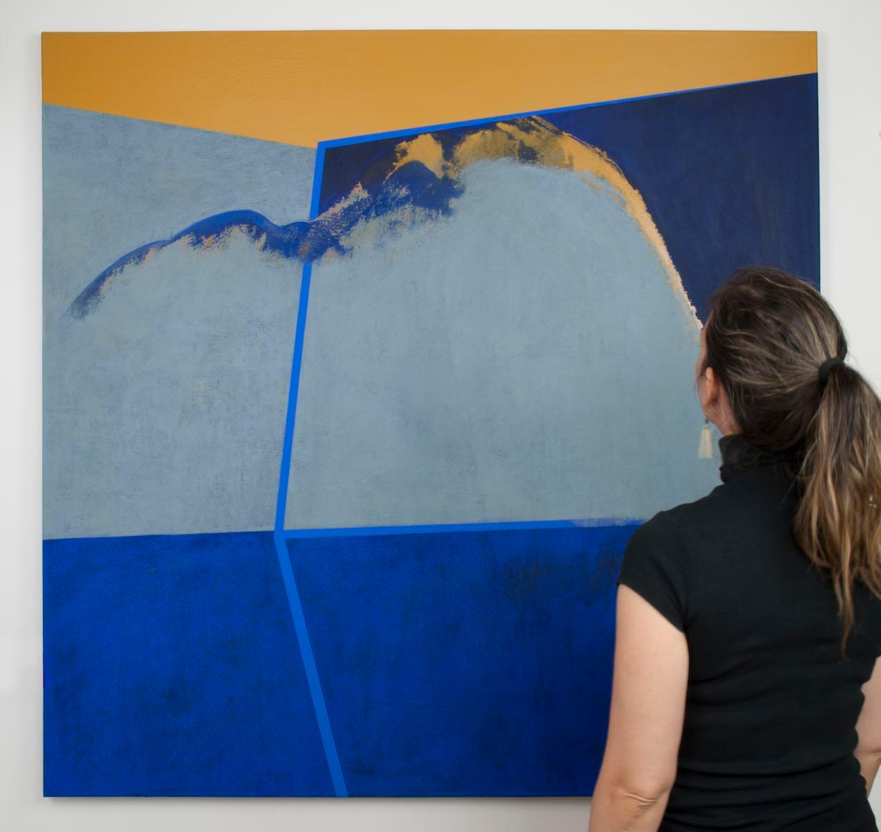 blue painting sold for millions