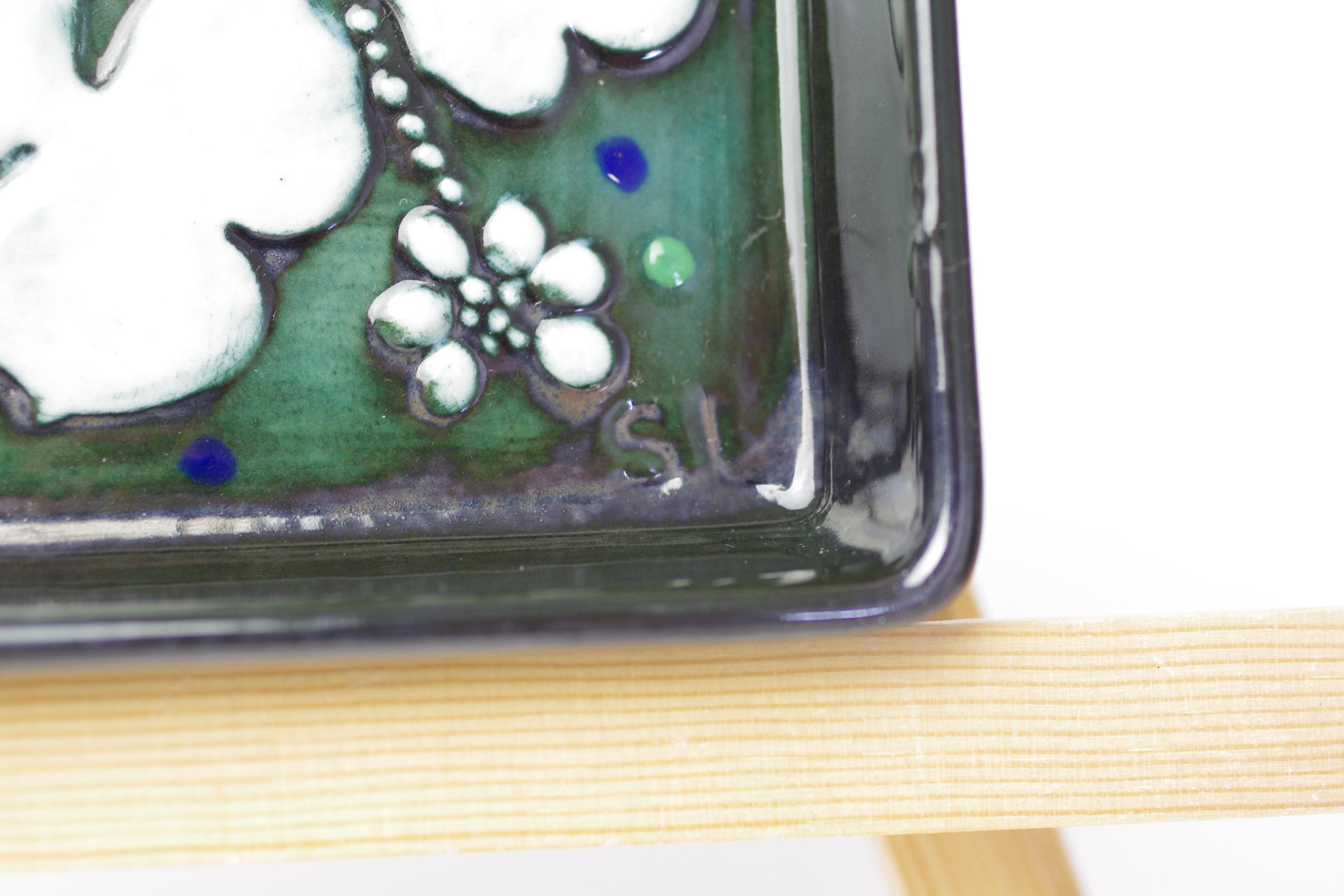 Earthenware Sylvia Leuchovius, Tray For Sale